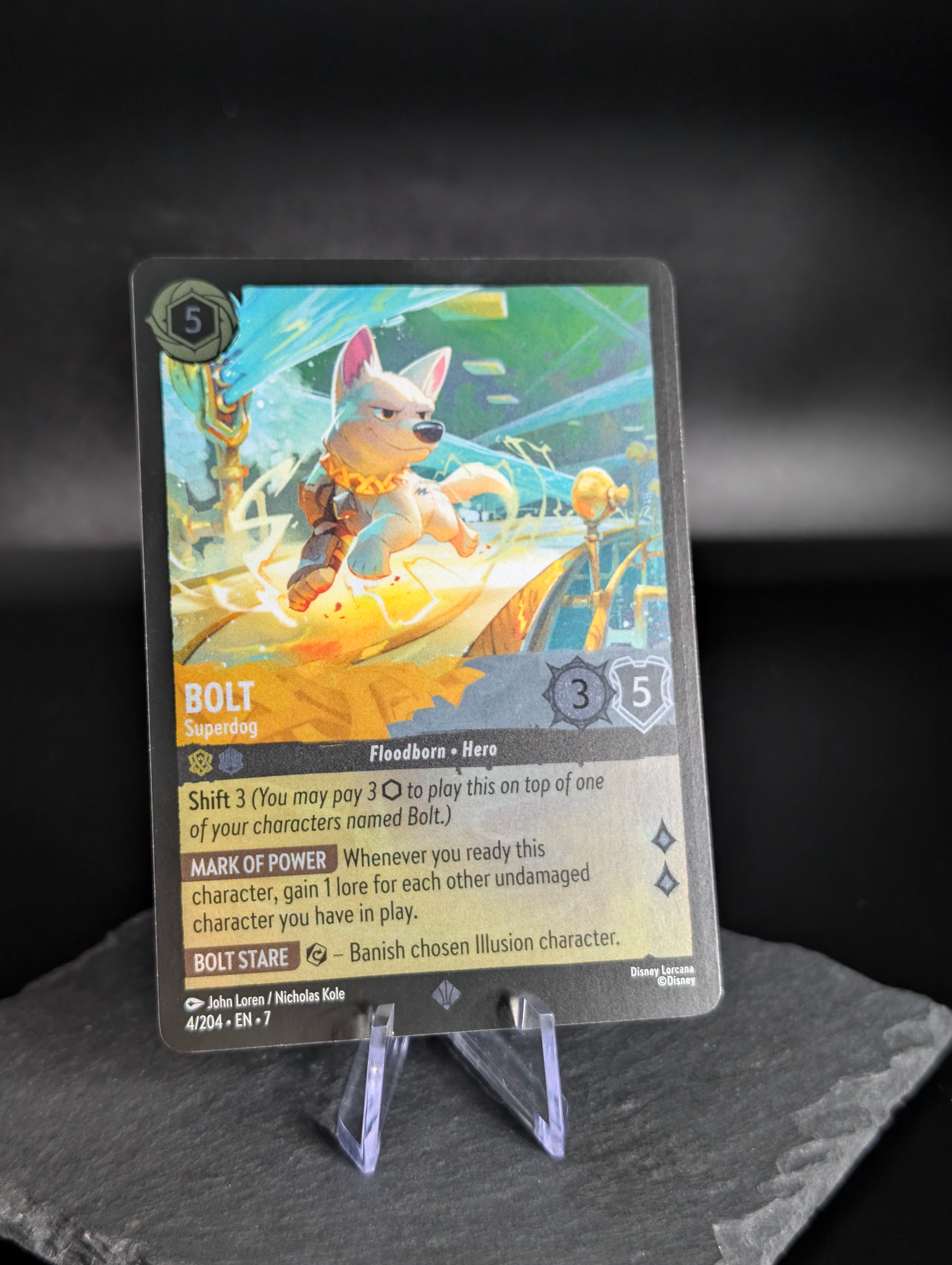 Bolt Superdog 4/204 Archazias Island foil legendary