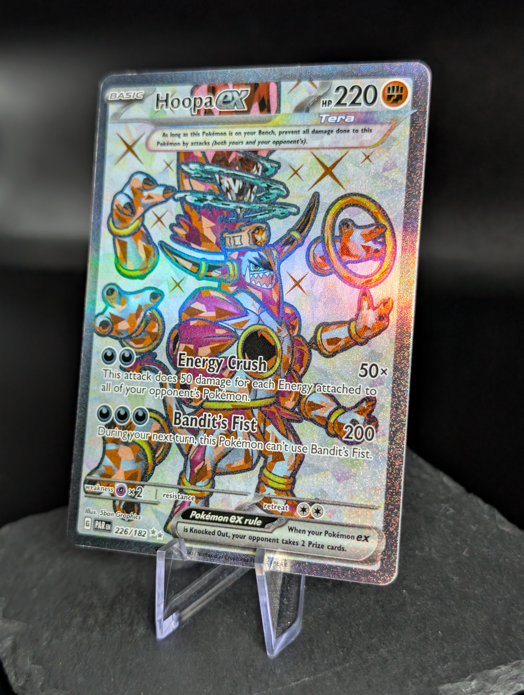Hoopa ex ultra rare full art 226/182 - English Paradox rift (PAR)