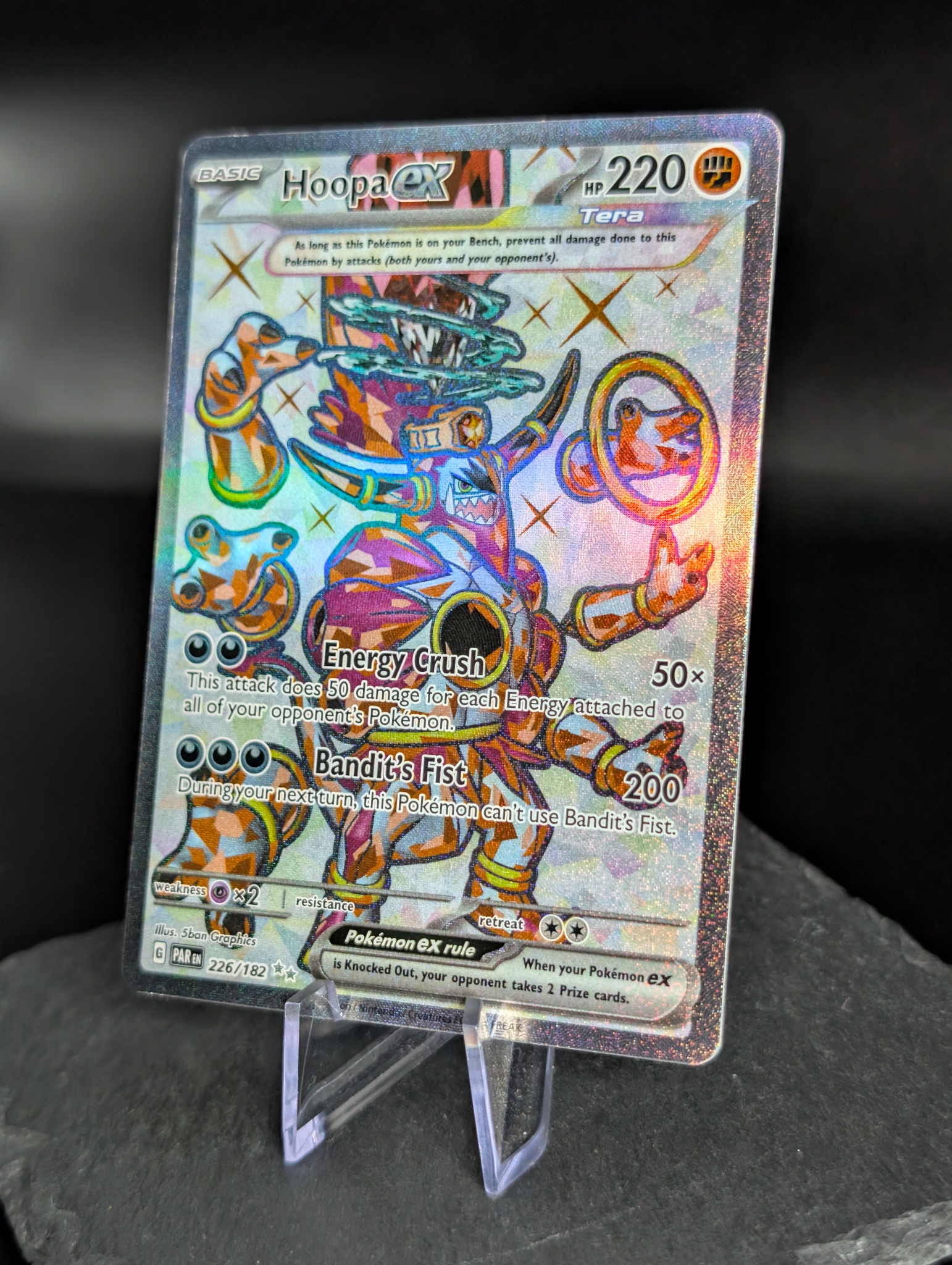 Hoopa ex ultra rare full art 226/182 - English Paradox rift (PAR)