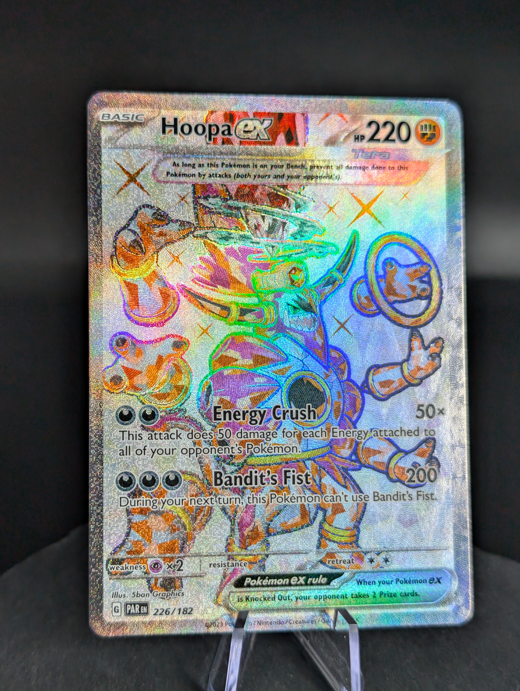 Hoopa ex ultra rare full art 226/182 - English Paradox rift (PAR)