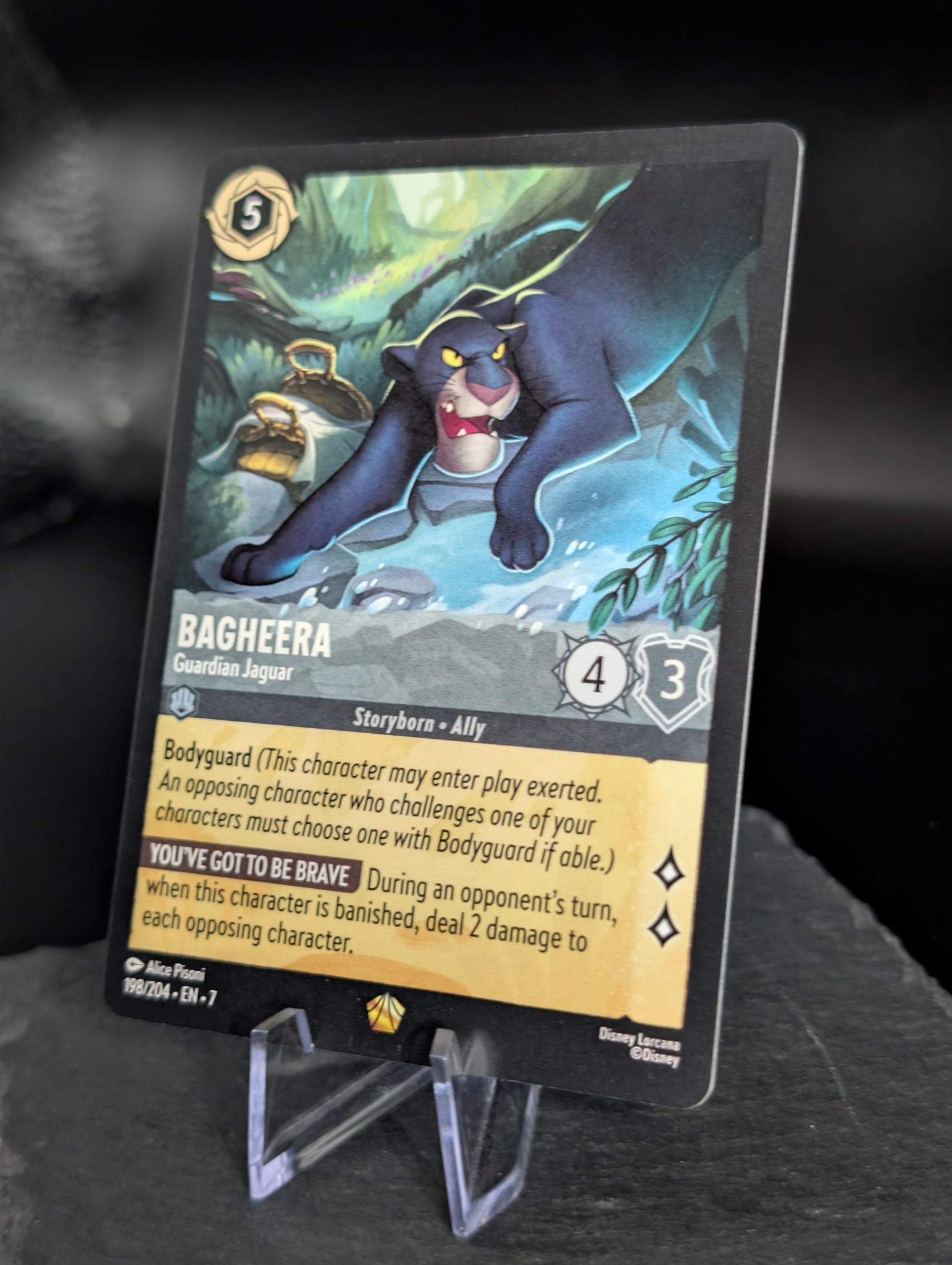 Lorcana Bagheera Guardian Jaguar 198/204 Legendary Card Archazias Island non-foil